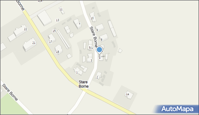 Stare Borne, Stare Borne, 4, mapa Stare Borne