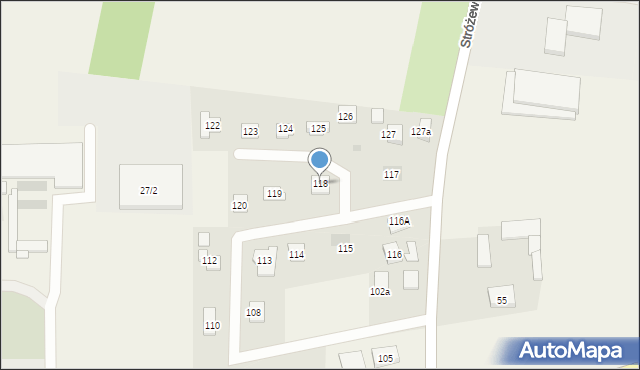 Stare Boryszewo, Stare Boryszewo, 118, mapa Stare Boryszewo