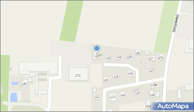 Stare Boryszewo, Stare Boryszewo, 122, mapa Stare Boryszewo