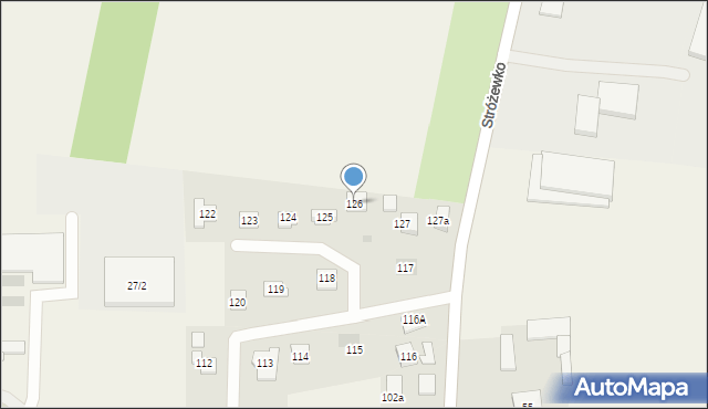 Stare Boryszewo, Stare Boryszewo, 126, mapa Stare Boryszewo