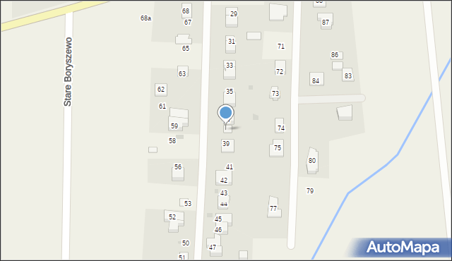 Stare Boryszewo, Stare Boryszewo, 38, mapa Stare Boryszewo