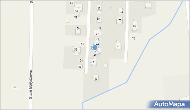 Stare Boryszewo, Stare Boryszewo, 46, mapa Stare Boryszewo