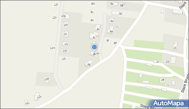 Stare Brynki, Stare Brynki, 8h, mapa Stare Brynki