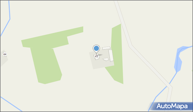 Stare Budy, Stare Budy, 43, mapa Stare Budy