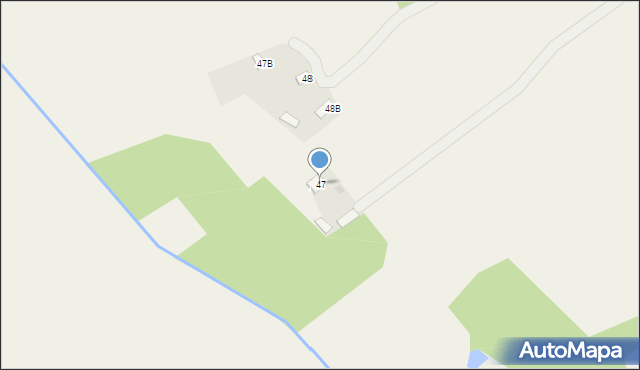 Stare Budy, Stare Budy, 47, mapa Stare Budy