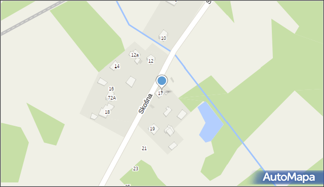 Stare Budy, Stare Budy, 74, mapa Stare Budy