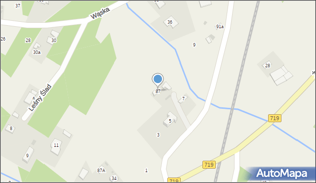 Stare Budy, Stare Budy, 87, mapa Stare Budy