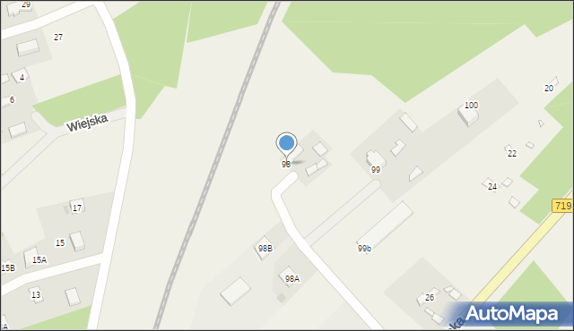 Stare Budy, Stare Budy, 98, mapa Stare Budy