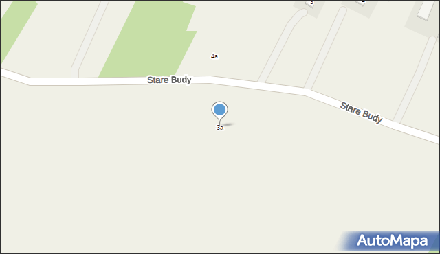 Stare Budy, Stare Budy, 3a, mapa Stare Budy