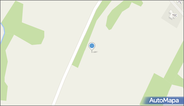 Stare Budy, Stare Budy, 71f, mapa Stare Budy