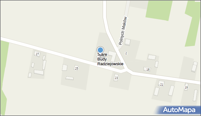 Stare Budy Radziejowskie, Stare Budy Radziejowskie, 20, mapa Stare Budy Radziejowskie