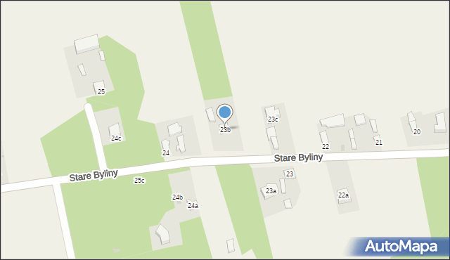 Stare Byliny, Stare Byliny, 23b, mapa Stare Byliny