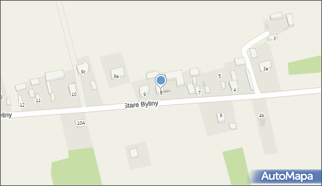 Stare Byliny, Stare Byliny, 8, mapa Stare Byliny