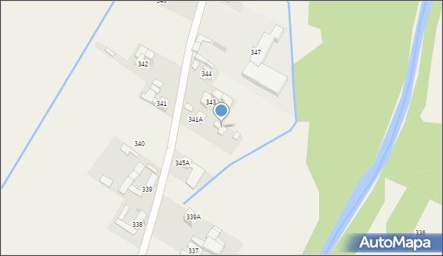 Stare Bystre, Stare Bystre, 341b, mapa Stare Bystre