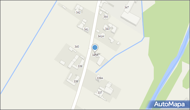 Stare Bystre, Stare Bystre, 345A, mapa Stare Bystre