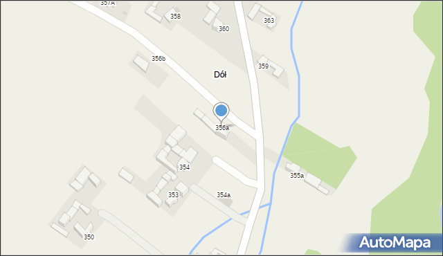 Stare Bystre, Stare Bystre, 356a, mapa Stare Bystre