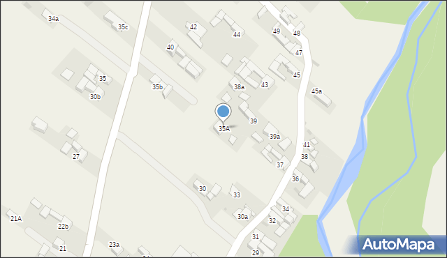 Stare Bystre, Stare Bystre, 35A, mapa Stare Bystre