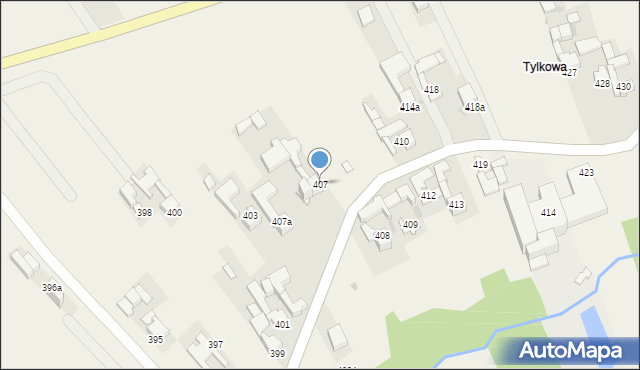 Stare Bystre, Stare Bystre, 407, mapa Stare Bystre