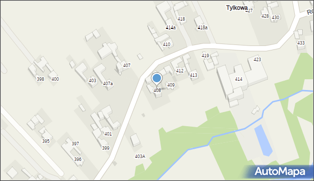 Stare Bystre, Stare Bystre, 408, mapa Stare Bystre