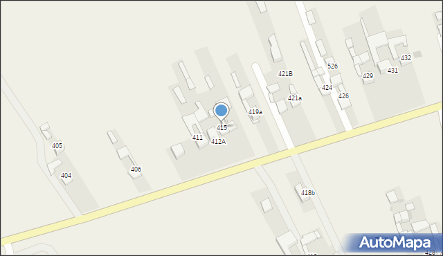 Stare Bystre, Stare Bystre, 415, mapa Stare Bystre