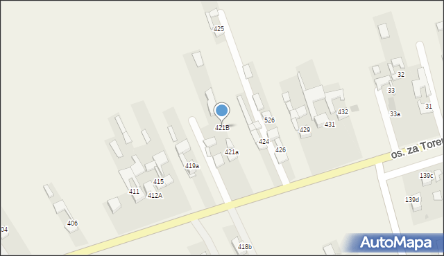 Stare Bystre, Stare Bystre, 421B, mapa Stare Bystre