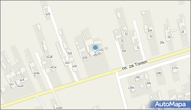 Stare Bystre, Stare Bystre, 431, mapa Stare Bystre