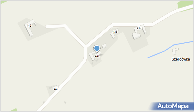 Stare Bystre, Stare Bystre, 441, mapa Stare Bystre