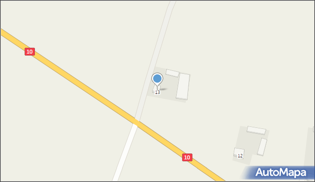 Stare Chabowo, Stare Chabowo, 13, mapa Stare Chabowo