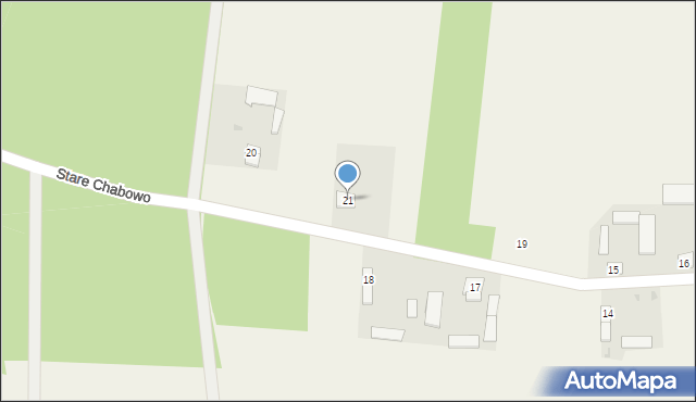 Stare Chabowo, Stare Chabowo, 21, mapa Stare Chabowo