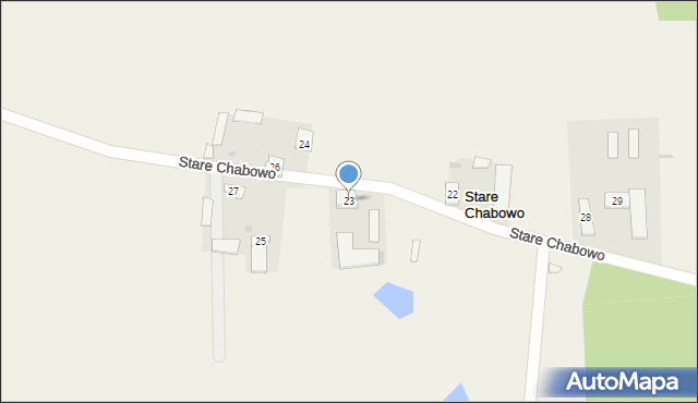 Stare Chabowo, Stare Chabowo, 23, mapa Stare Chabowo