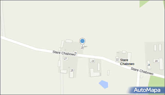 Stare Chabowo, Stare Chabowo, 24, mapa Stare Chabowo