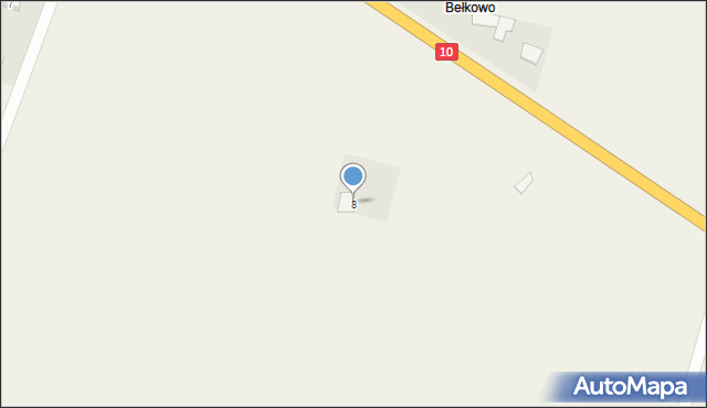 Stare Chabowo, Stare Chabowo, 8, mapa Stare Chabowo