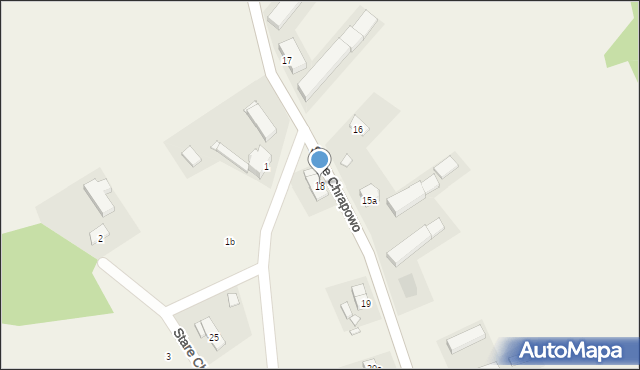 Stare Chrapowo, Stare Chrapowo, 18, mapa Stare Chrapowo