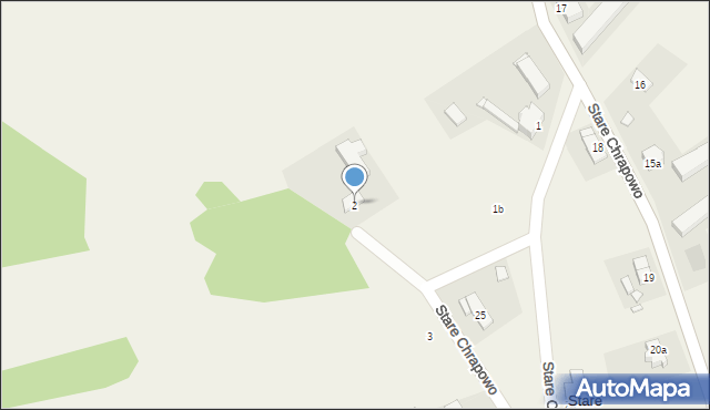 Stare Chrapowo, Stare Chrapowo, 2, mapa Stare Chrapowo