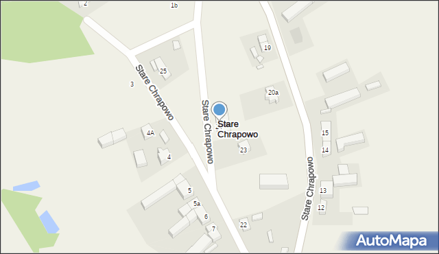 Stare Chrapowo, Stare Chrapowo, 24, mapa Stare Chrapowo