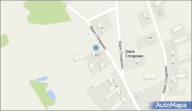 Stare Chrapowo, Stare Chrapowo, 4A, mapa Stare Chrapowo