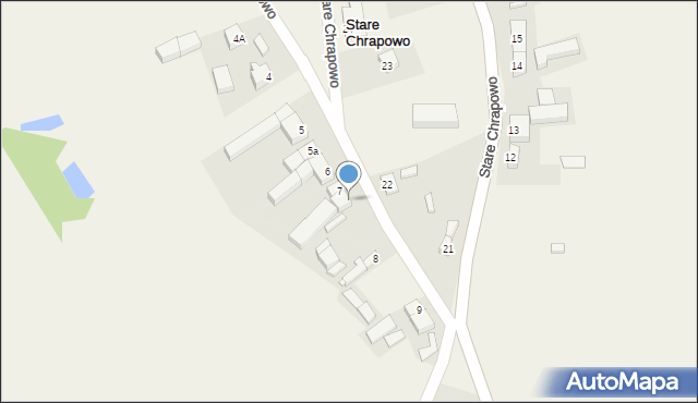 Stare Chrapowo, Stare Chrapowo, 7A, mapa Stare Chrapowo