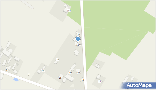 Stare Chrusty, Stare Chrusty, 14A, mapa Stare Chrusty