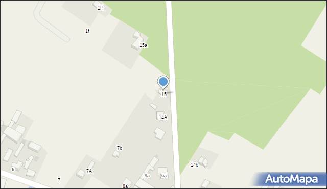 Stare Chrusty, Stare Chrusty, 15, mapa Stare Chrusty