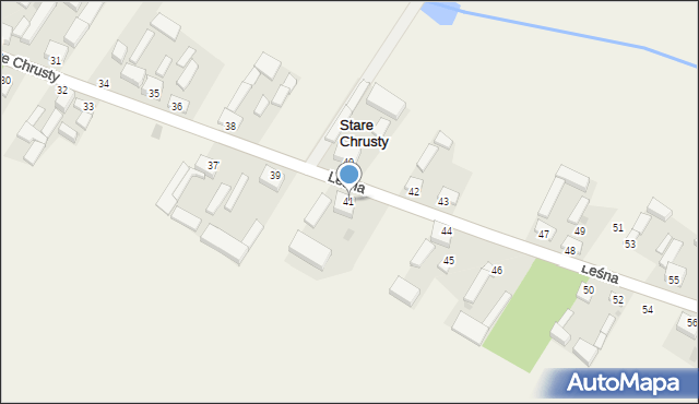 Stare Chrusty, Stare Chrusty, 41, mapa Stare Chrusty