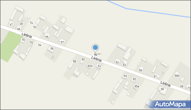 Stare Chrusty, Stare Chrusty, 59, mapa Stare Chrusty