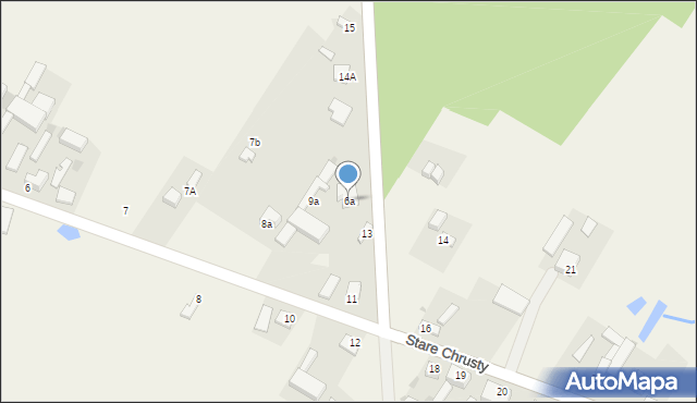 Stare Chrusty, Stare Chrusty, 6a, mapa Stare Chrusty