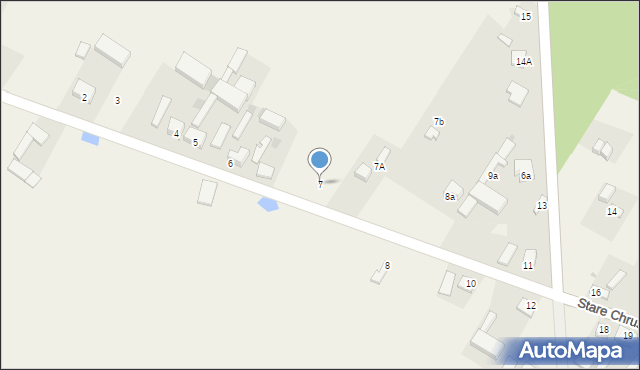 Stare Chrusty, Stare Chrusty, 7, mapa Stare Chrusty