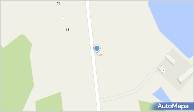 Stare Czaple, Stare Czaple, 19d, mapa Stare Czaple