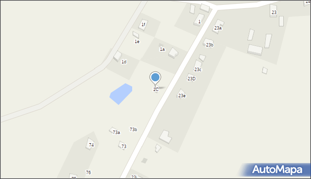 Stare Czaple, Stare Czaple, 1C, mapa Stare Czaple