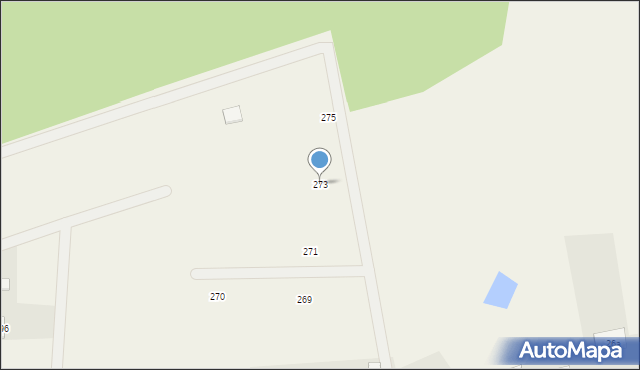 Stare Czaple, Stare Czaple, 273, mapa Stare Czaple