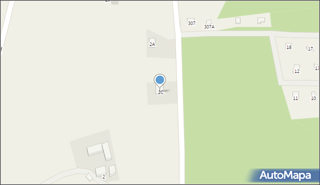 Stare Czaple, Stare Czaple, 2C, mapa Stare Czaple