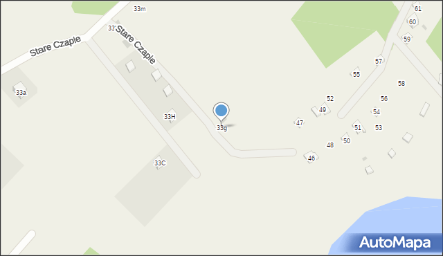 Stare Czaple, Stare Czaple, 33g, mapa Stare Czaple