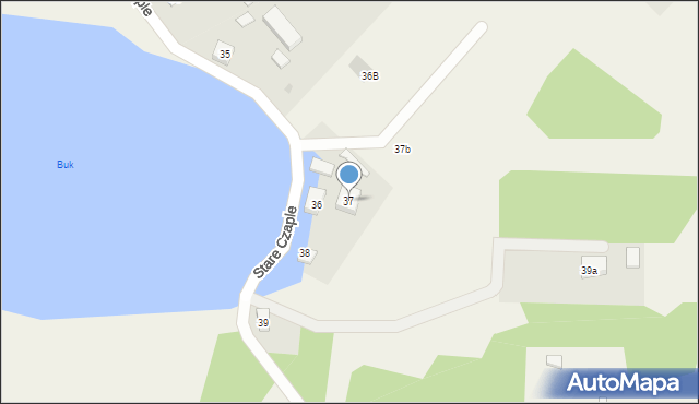 Stare Czaple, Stare Czaple, 37, mapa Stare Czaple