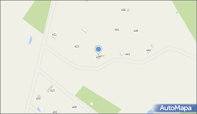 Stare Czaple, Stare Czaple, 425, mapa Stare Czaple